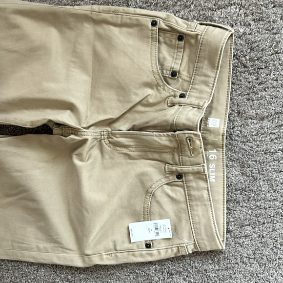 Gap boys denim khaki jeans - Picture 2 of 3